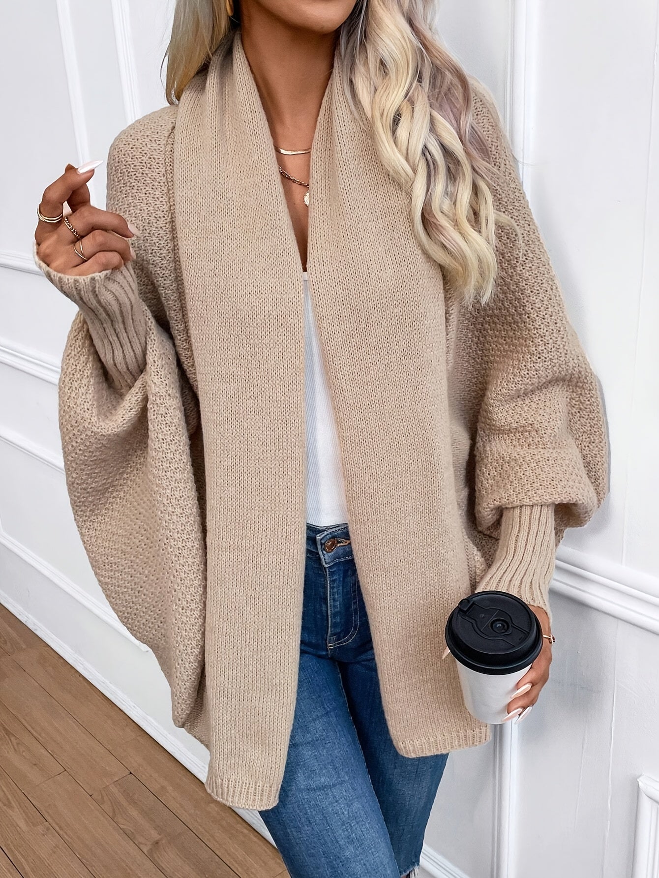 Everleigh - Shawl Collar Knitted Cardigan