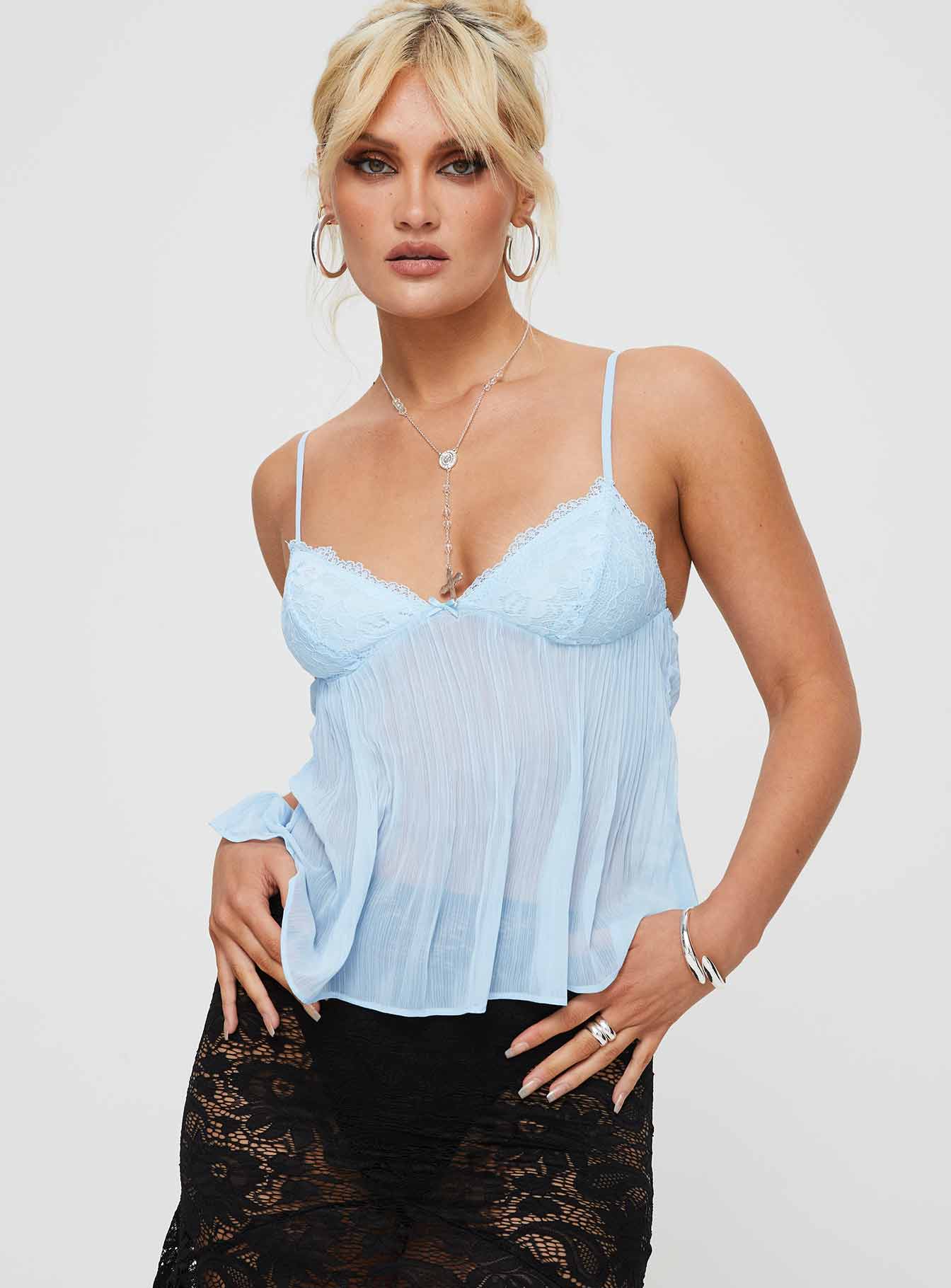 Elysian Pleat Top