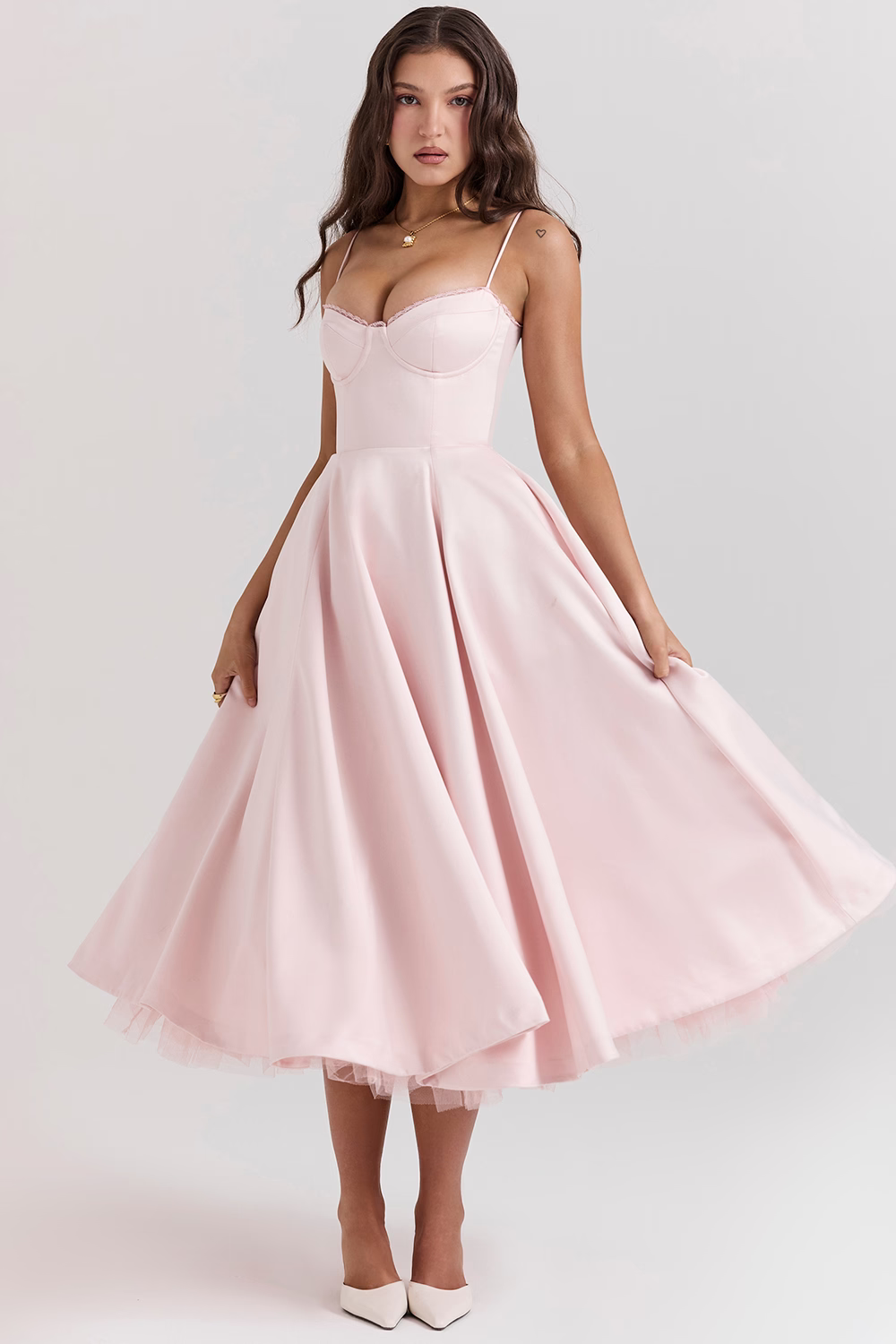 Vanna™ - Elegant Satin Party Dress