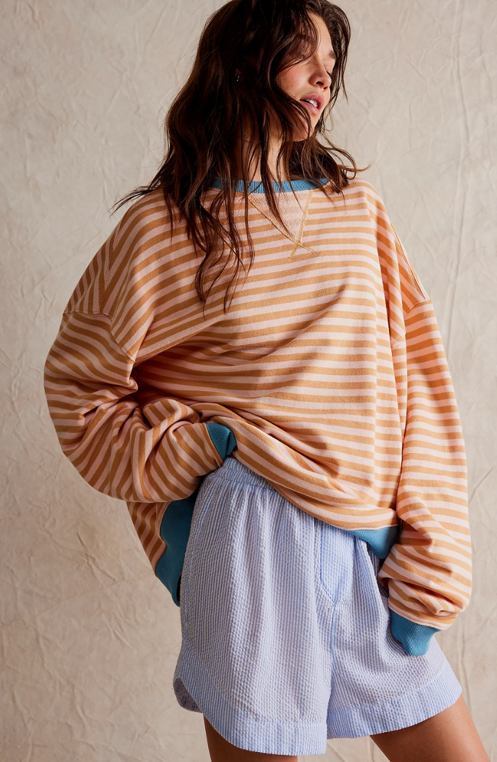 Imana | Striped Oversized Sweater