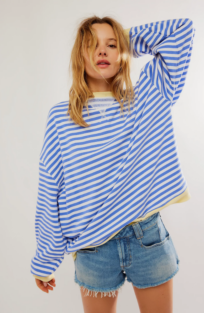 Imana | Striped Oversized Sweater