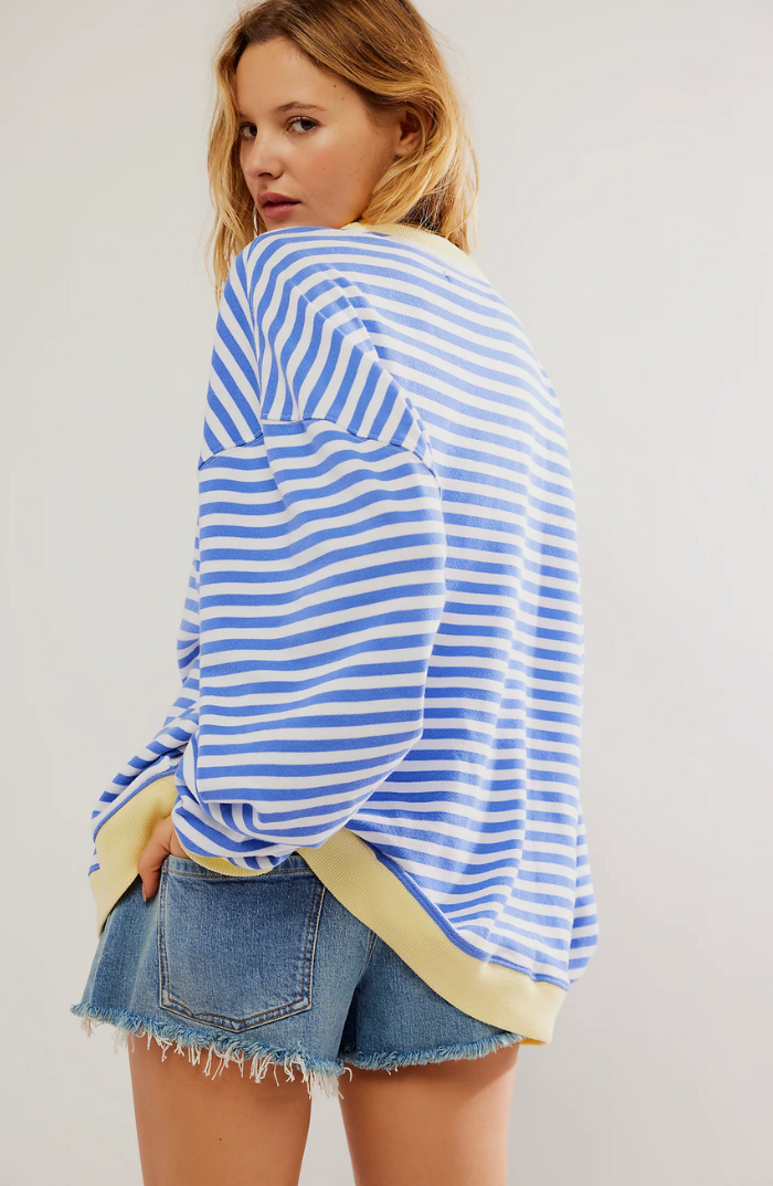 Imana | Striped Oversized Sweater