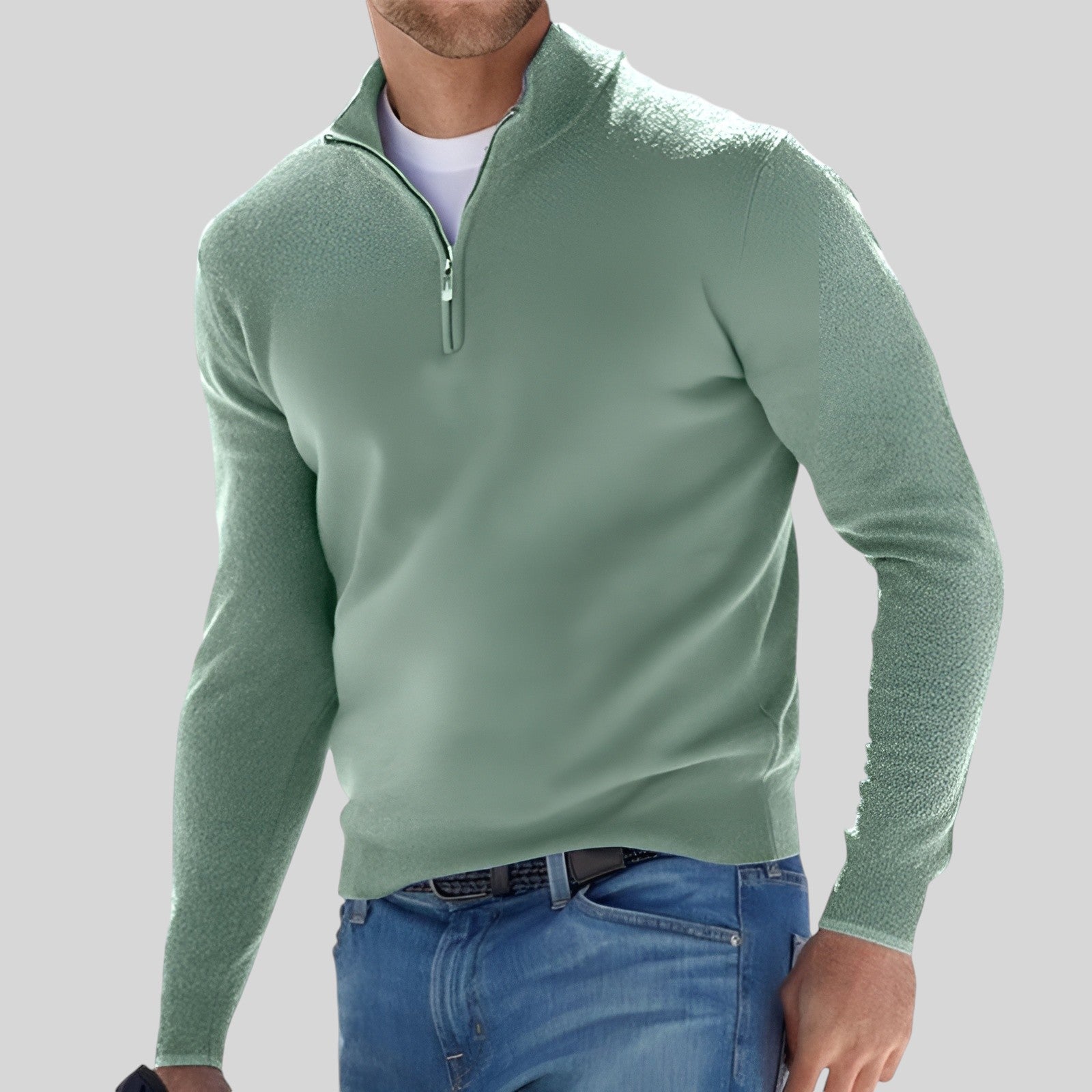 Owen™ - Essential Zip-Up Sweater