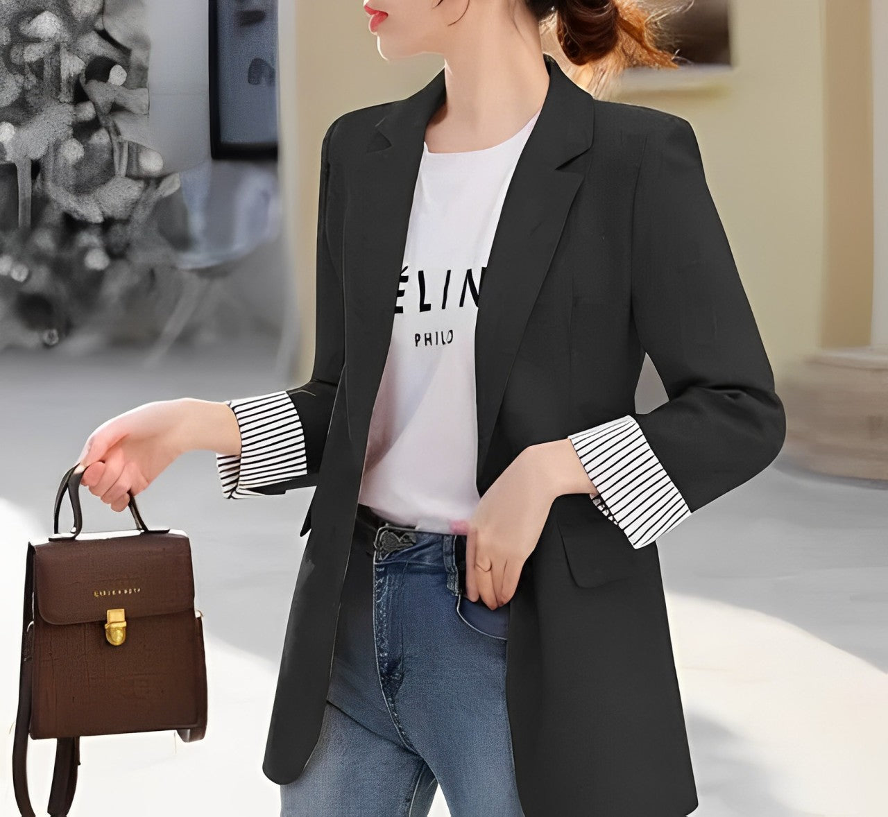 Evelyn | Aura Lined Blazer