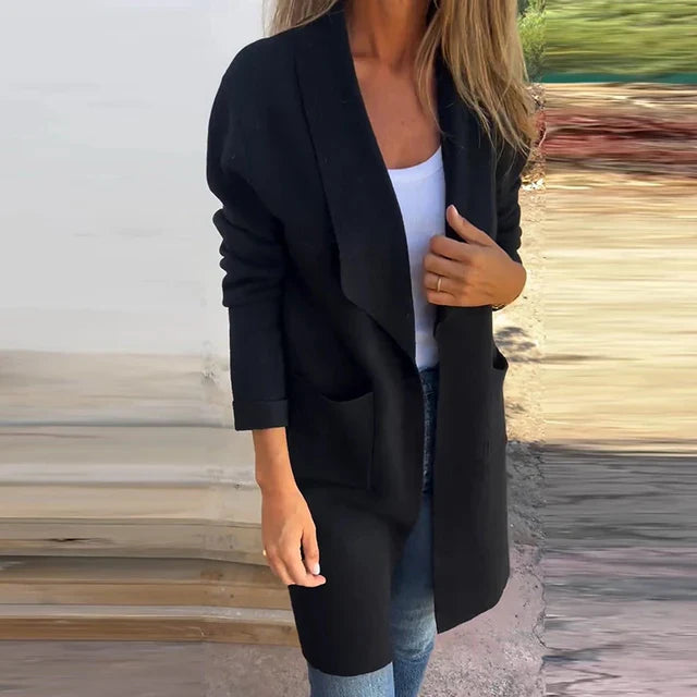 Delphine | Elegant Long Jacket