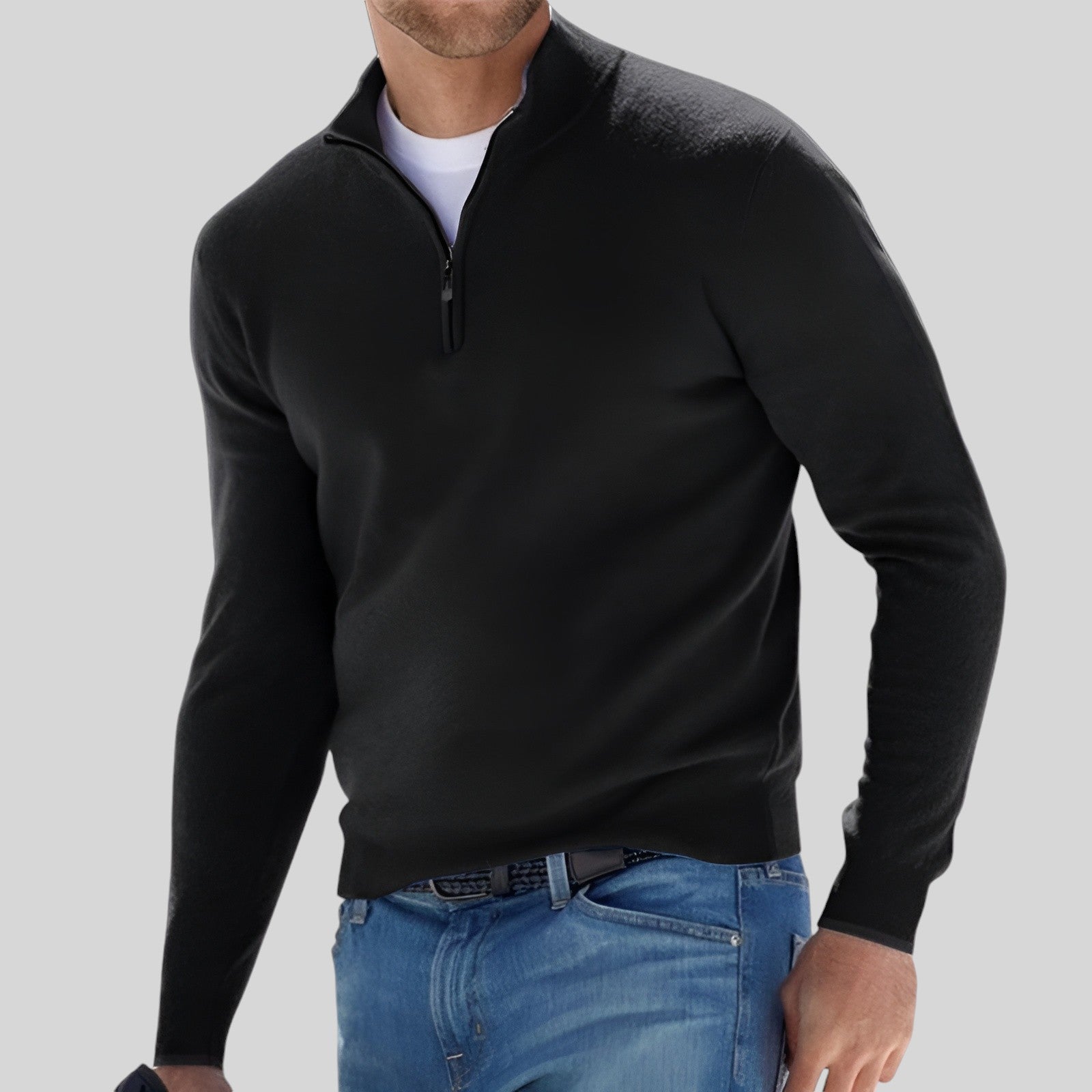 Owen™ - Essential Zip-Up Sweater