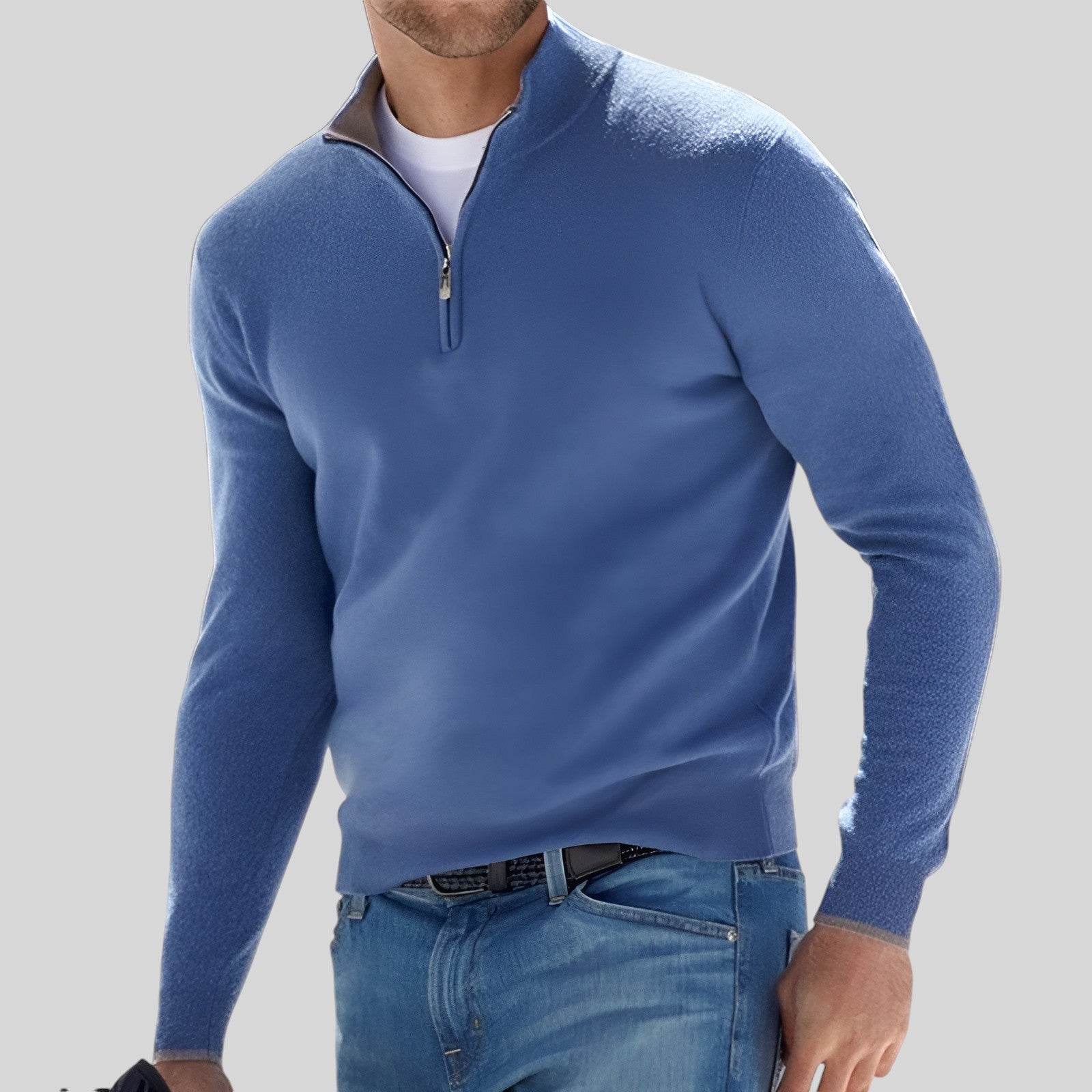 Owen™ - Essential Zip-Up Sweater