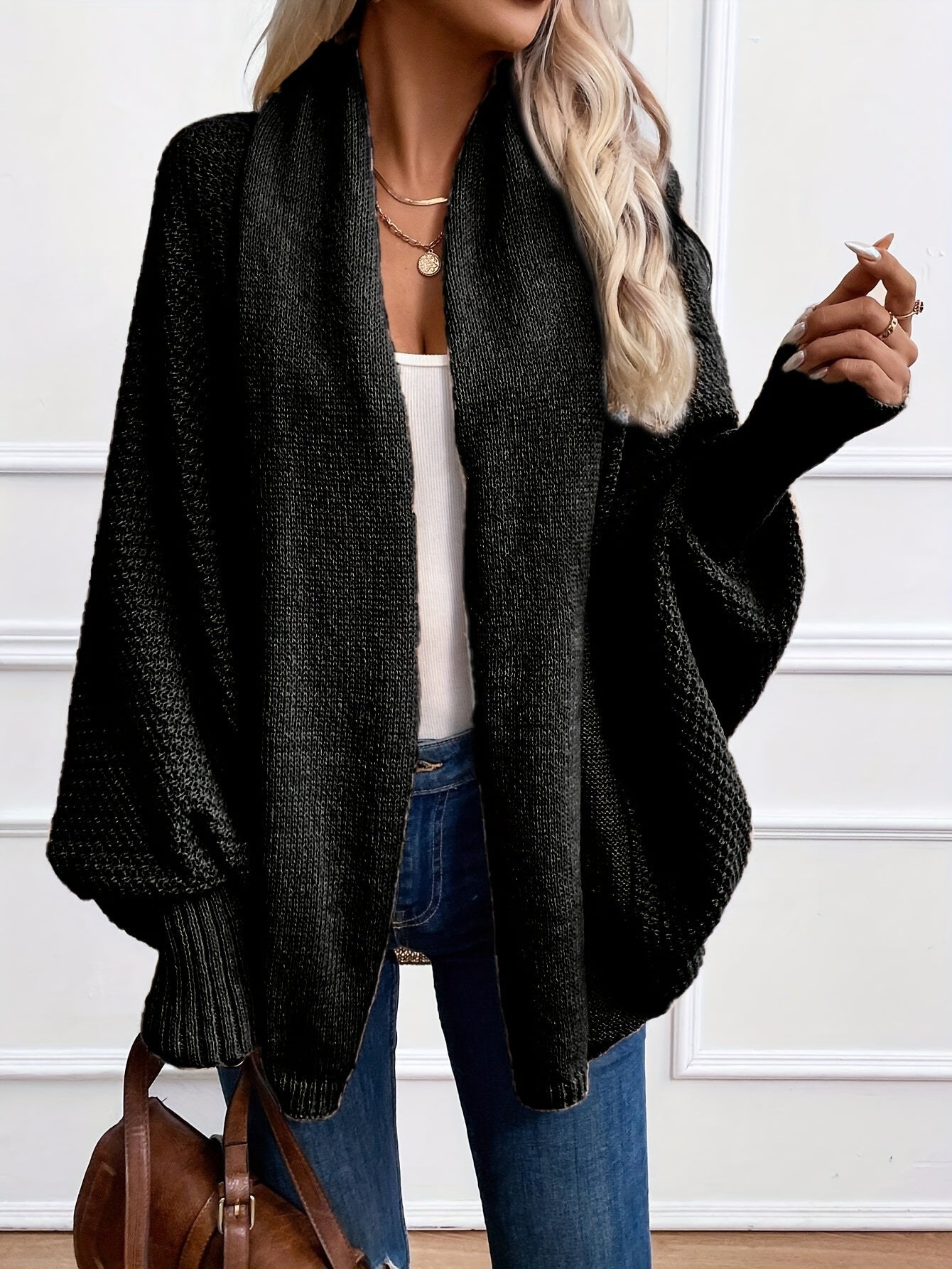 Everleigh - Shawl Collar Knitted Cardigan