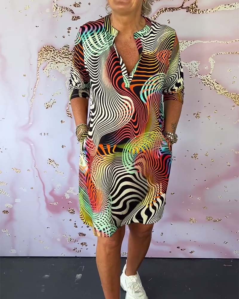 Sienna | Colorful Patterned Dress