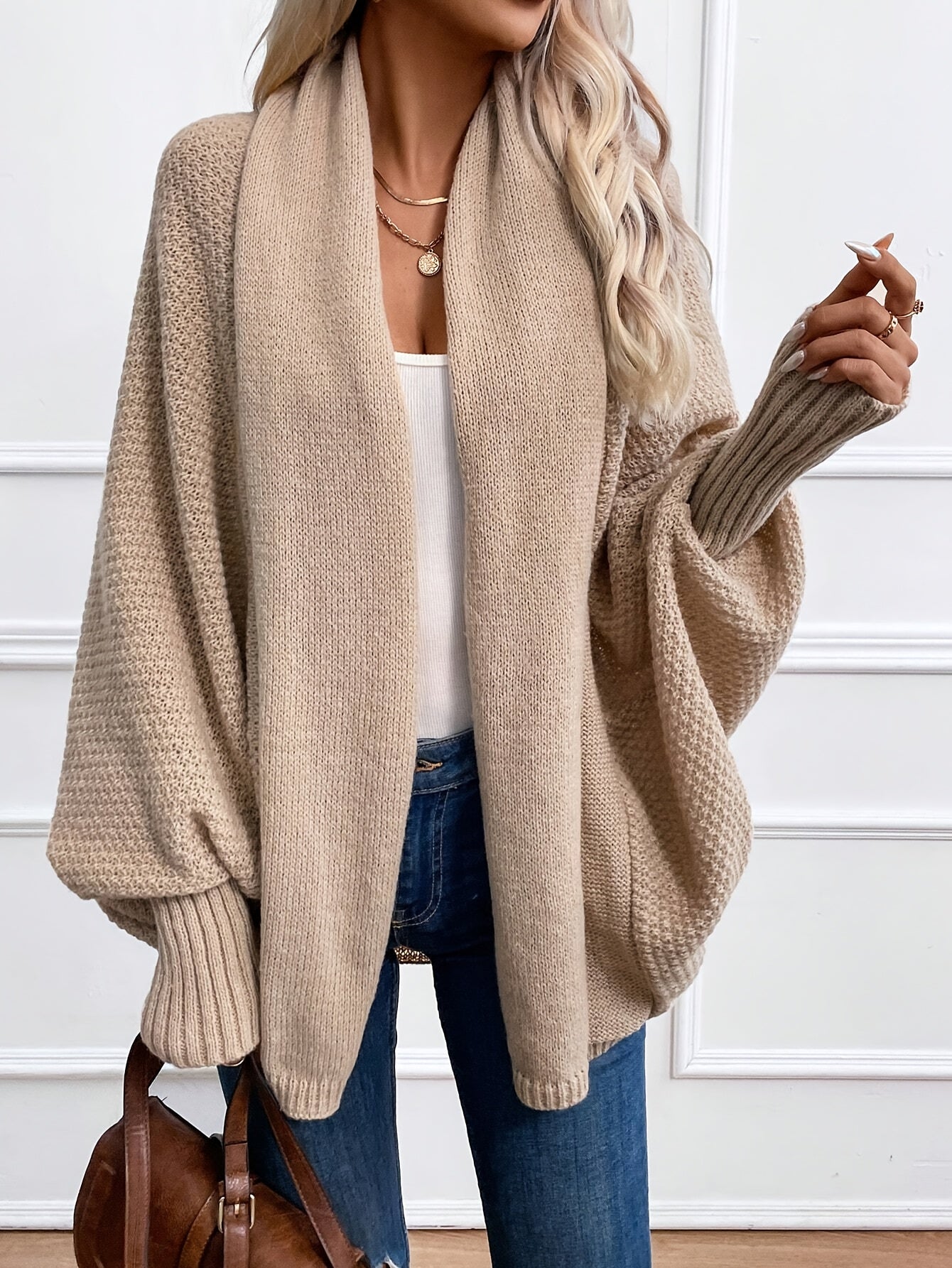 Everleigh - Shawl Collar Knitted Cardigan