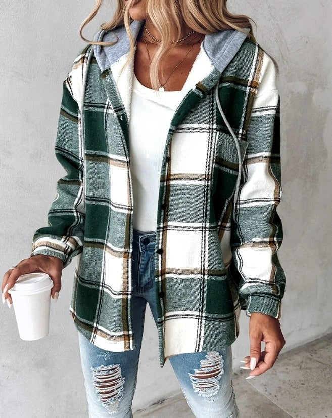 Sara | Cozy Checkered Jacket