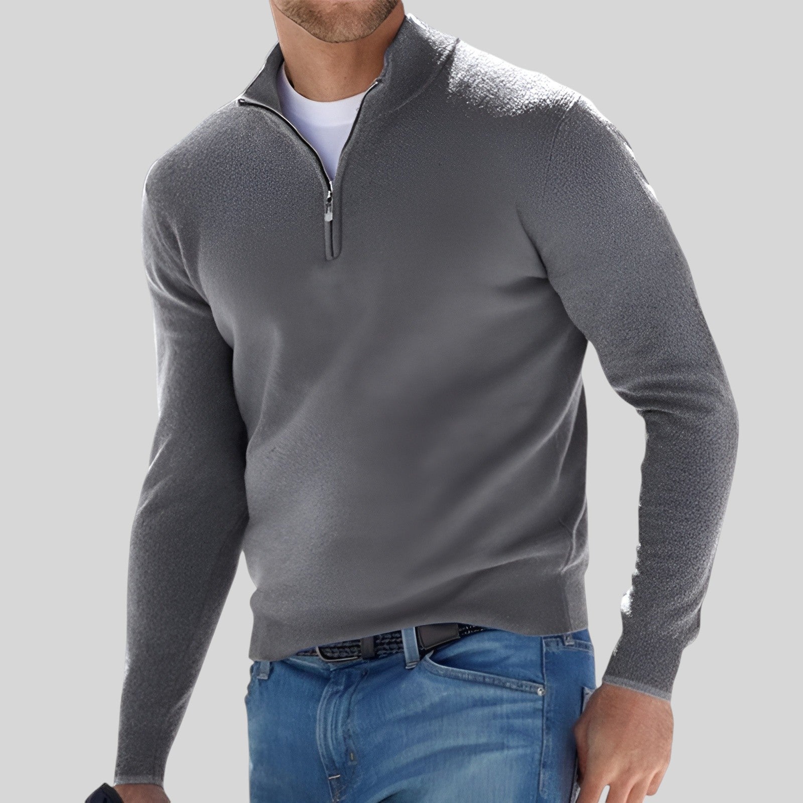 Owen™ - Essential Zip-Up Sweater